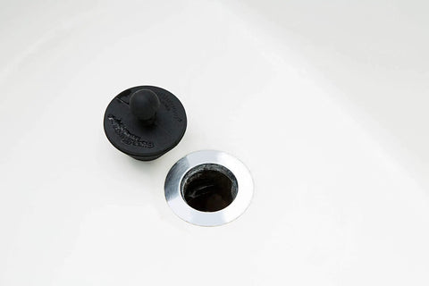 Universal Drain Stopper For Bathtub And Sink Your Go To Two Pack Black Plug Fits Most Drains Easy To Use Reusable Bath Tub Shower Plug