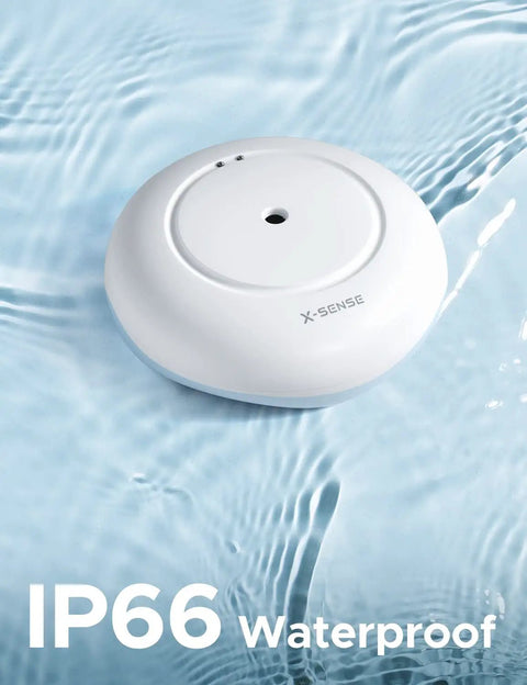 Smart WiFi Water Leak Alarm System With Three Detectors And Base Station Real Time Heads Up Phone Alerts 1700 Ft Transmission Range