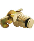 One Quarter Inch External Drain Cock Two Pack Brass Air Hose Fittings And Air Compressor Blowdown Valve NPT Male Drain Switch With Handle