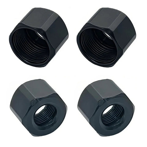 One Quarter Inch Collet Nut Replacement For Die Grinders And Sanders, Beefed-Up And Built To Last Direct Fit, four pack