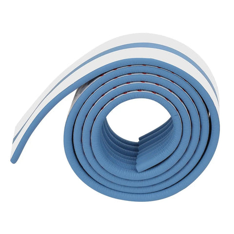 Kid Safe 6.5ft Baby Proofing Edge Corner Guards With NBR Foam And Double Sided Tape, Multifunctional Child Safety Bumper, Blue