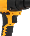 Close-up of Heavy Duty Cordless Rivet Tool 20V Brushless Motor trigger, showcasing ergonomic grip and easy one-hand operation.