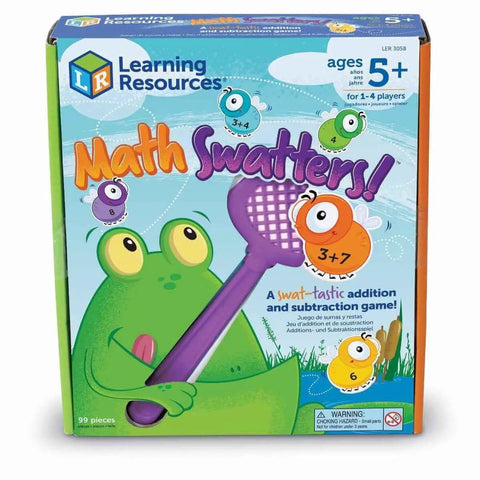 Mathswatters Addition And Subtraction Game For Kids With Flash Cards Fast Paced Math Fun Builds Numbers Fluency Fine Motor Practice
