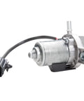 Professional Grade Heavy Duty 12V Vacuum Pump Replacement Featuring Slick Two Pin Plug And Play Hookup Badass Heat Resistant Up28 Architecture Straight Engine Bay Fitment, side view with connector.