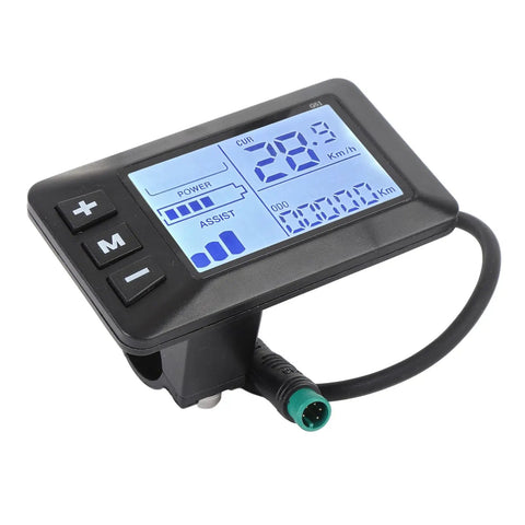 Electric Bike Controller With LCD Display And 5 Pin Connector For Easy Modification Speedometer Readout And Electric Scooter LCD Panel Upgrade For Pro Riders Who Love Quick Dope Upgrades