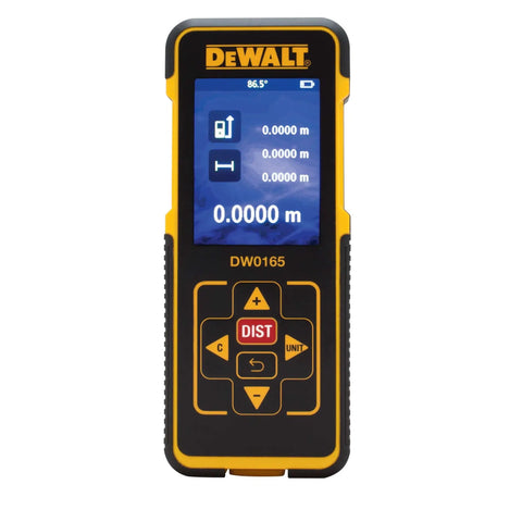 Front view of Tool Connect 165 Foot Laser Distance Measurer With A Handy Touch Pad, One Sixteenth Inch Accuracy At 30 Feet