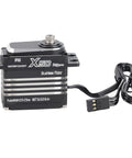 Bad Boy Rc Digital Servo 50kg Torque Heavy Duty Full Metal Cnc Gears Aluminum Alloy Motor Build For Rc Cars Robots Boats showing side view with connector.