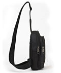 Side view of Ergonomic Sling Bag Chest Backpack For Men And Women Crossbody Tool Pouch Waterproof Lightweight Everyday Carry EDC Gear Bag