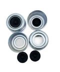 Top view of Two And Three Eighths Inch Dust Cap Grease Cover For Two Point Four Four Dexter EZ Lube Camper Axle Pack Of Four