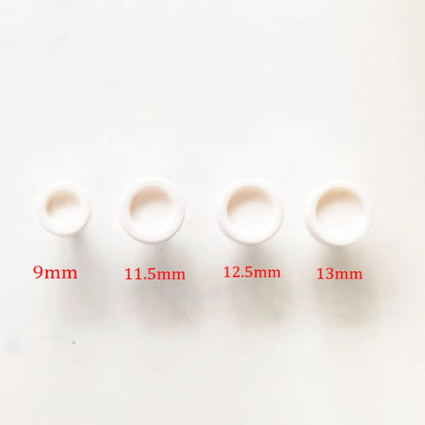 Mold sizes for Tabletop Snap Button Pliers Kit For 9mm, 11.5mm, 12.5mm And 13mm Plastic No Sew Snaps Press Fasteners