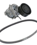 Tough Drive Belt Tensioner Fits BMW E36 E46 E39 E60 E38 M54 E65 E66 Engine AC Belt Kit Robust Design Keeps Ride Smooth Reduces Slippage Replace 11287631822 11287512758 4PK843 Direct Fit No Tools Kicks Ass And Keeps Going Strong. 4PK843 belt and tensioner