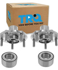 2 Piece Front Wheel Bearing And Hub Assembly Set For Hyundai Santa Fe 2001 To 2006, Tucson 2005 To 2009, Kia Sportage 2005 To 2010