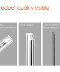 Heavy Duty Clear Fiber Splice Sleeves 600 Pack Heat Shrink Tubing For Optical Cable Protection 3.2mm Diameter PE ring design visible