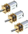3 Pack 6V 500RPM N20 High Torque Speed Reduction Motors With 3mm Shaft And Metal Gearbox Tiny Gear Motors For DIY RC Toys