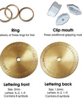 Professional Manual Ring Engraving Machine For Jewelry Makers Featuring Heavy Duty Steel Frame showing trial rings and engraving discs.