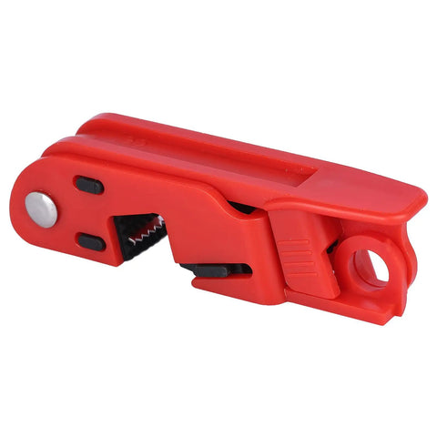 Built Tough Lockout Tagout Circuit Breaker Safety Kit Offering Rock Solid Toggle Covers For Standard Single And Double Pole Panels, No Fuss Installation And Serious Bang For Your Buck, 40 Pack red safety tool with grip for lockout use.