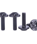 Premium Grade 5 Titanium Bolts, M6 Torx Head Screws, heavy duty black fasteners, unique head designs, corrosion resistant.