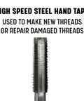 M16 X 2 Tap And Die Kit With HSS Plug Tap and Carbon Steel Hex Die for thread repair and metalworking.