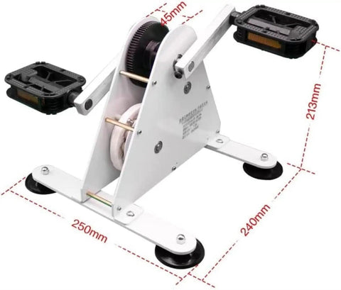 Portable Hand Crank Generator With 50W And 100W Output 1 To 35V Adjustable Power Dual USB Fast Charging Quiet Belt Drive All Metal Gears