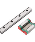 Tiny But Mighty Linear Rail Kit with Mini Bearing Block for Small Equipment and Precision Measuring Machines, 100mm Length
