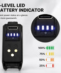 4-level LED battery indicator on Beefed Up 500mAh Replacement Battery For SRAM eTap And eTap AXS Longer Ride Time High Capacity Power Pack For Wireless Shifters And Eagle Components Daily