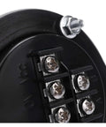 Close-up of connectors on Electronic Hand Wheel Kit For Machine Tools With 5V Manual Pulse Generator Rotary Encoder Handwheel.