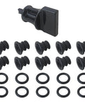 Get That Fresh Oil Change Without The Hassle With This Hilanda Upgraded Complete Car Oil Drain Plug Kit For Vw And Audi Models Featuring TSI Engines. You Get All 10 Essential Plugs Plus The Necessary Tools To Seal Every Bottle Like A Pro. No More. 10-piece black oil drain plug kit with rubber O-rings for VW Audi TSI engines