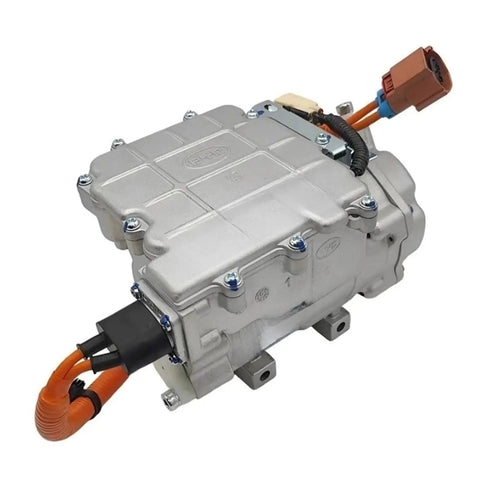 Slick Auto AC Compressor Upgrade For BYD Qin DM Climate Control, Heavy Duty 24 Volt Refrigerant Pump Replacing HAC8103010, aluminum shell.