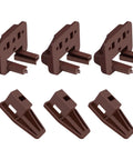 Replace Stubborn Drawer Tracks Fast With This Heavy Duty Plastic Slide Repair Kit For Kitchen Cabinets, brown glide sets.