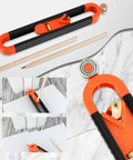 Heavy Duty Contour Scribe Tool With Two Included Pencils And Secure Clamp Lock for precise profile tracing on materials.