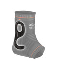 Ultra Knit Ankle Brace with Figure 6 Straps, X Large, Black, showing breathable knit and support stays for sprains and instability.
