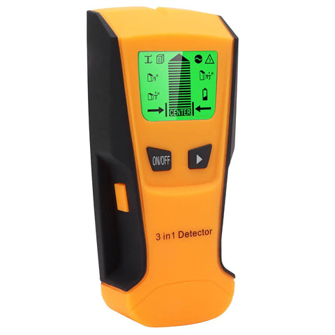 No Sweat 3 In 1 Stud Finder Wall Scanner With Big Lcd Readout And Loud Alerts Zips Past Drywall To Snag Wood Joists Buried Metal Hot Voltage Wires Fast Foolproof Ace Gear For Every Weekend Builder Or Renovation Hustler