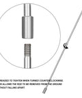 12 Pack Ground Earth Anchors With Drive Steel Tool 30 Inch Cable Hook Anchors One Eighth Inch For Sheds Greenhouses Carports
