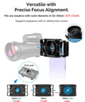 Universal Telescope Phone Mount Adapter With One Piece Clip Fits Almost Any Smartphone And Optical Gear shown on eyepiece