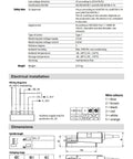 Heavy Duty Modulating Damper Actuator For Hvac Airflow Control Lma 450 101 005 35s technical specifications document with safety and wiring details.