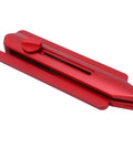 No Sweat Miter Saw Angle Duplicator Professional Grade Foldable Angle Finder Protractor lightweight red aluminum tool for precise angles.