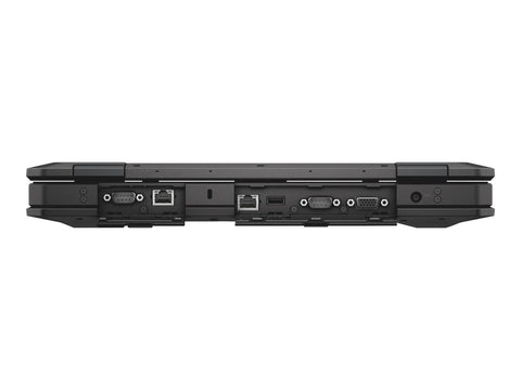 Rock Solid 14 Inch Rugged Business Laptop With Intel Core I5 Processor 16GB Ram 256GB Solid State Drive IP65 Weather Sealed Chassis Windows 11 Pro side view with ports