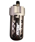 One Half Inch NPT Polycarbonate FRL Lubricator For Air Lines Delivers Up To 150 Psi, Up To 142 SCFM At 100 Psi, Front View