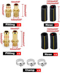 Manual Adjustable Fuel Pressure Regulator Kit With Chrome Silver Body And Gold Plated Fittings For Carburetor Systems components