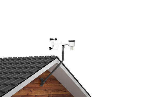 Built Tough Heavy Duty 1.5 Inch Antenna Mounting Pole 35 Inch Long J Mount For Starlink Weather Station And All Antennas on roof