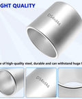 High-quality steel sleeve from 50 Piece Universal Pull And Press Sleeve Kit For Bearings Seals And Bushings Removal And Installation In Cars And Light Trucks With 5 Pulling Spindles Gloves And Tool Box
