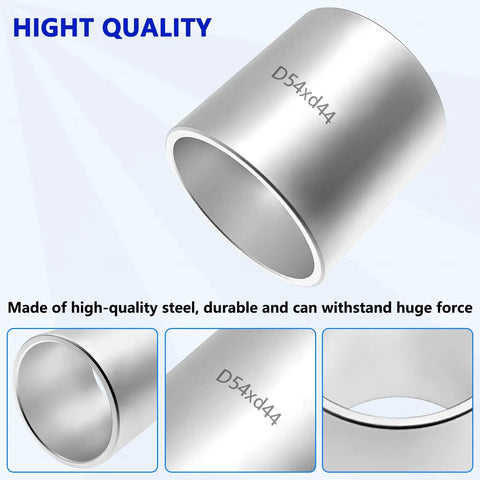 High-quality steel sleeve from 50 Piece Universal Pull And Press Sleeve Kit For Bearings Seals And Bushings Removal And Installation In Cars And Light Trucks With 5 Pulling Spindles Gloves And Tool Box