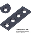 Steel Sliding Barn Door Connecting Adapter For Splicing Tracks Over Three Meters Durable Carbon Steel Barn Door Hardware Connector