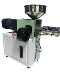 Heavy Duty Desktop 3D Printer Filament Maker Machine With Single Screw Extruder and Adjustable Temperature Control for plastic recycling, side view.