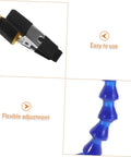 Close-up of Heavy-Duty Soldering Helping Hand Tool with clips and flexible blue arms for expert PCB repair and precision welding.