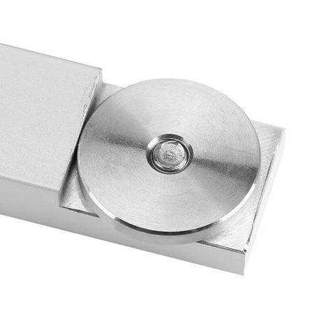 Close-up of Aluminum Miter Rail Slider for Table Saw and Router Tables Slick Glide Miter Bar Track for Woodworking 300mm length