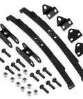 Beefed Up Steel Leaf Springs Set For 1/10 RC D90 Crawler HighLift Chassis Upgrade, Durable Suspension Kit With Shackles And Mounts
