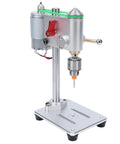 Mini Benchtop Drill Press With Variable Speed 0 To 8000 RPM, CNC machined aluminum, features JT0 chuck and stable base.