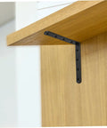 Beefy 4 Pack Heavy Duty Mending Plates Straight Brackets for Wood Furniture Repair, Tough Support for Fences, Bookcases and Cabinets
