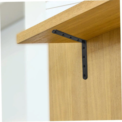 Beefy 4 Pack Heavy Duty Mending Plates Straight Brackets for Wood Furniture Repair, Tough Support for Fences, Bookcases and Cabinets